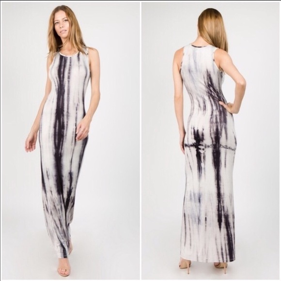 Tie Dye Maxi Dress - Picture 3 of 4
